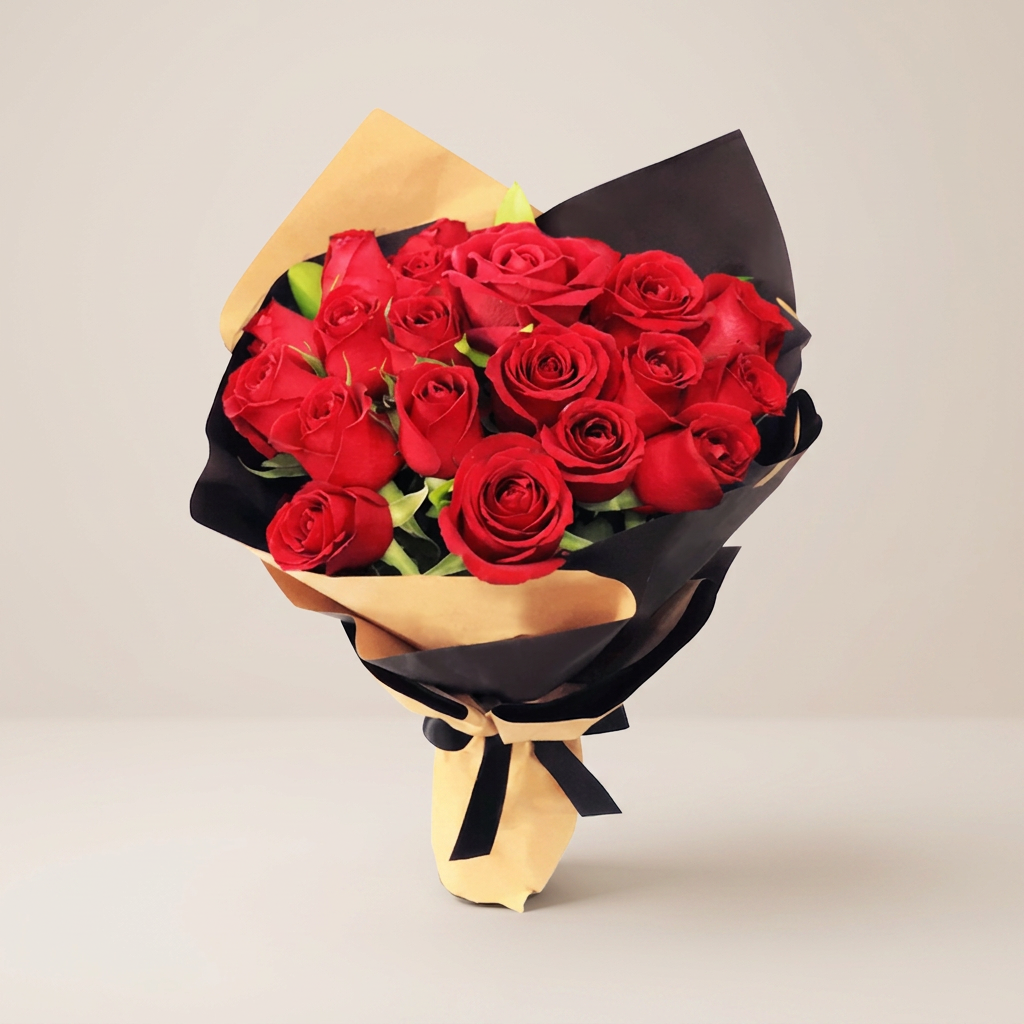 Buquê de 19 Rosas importadas